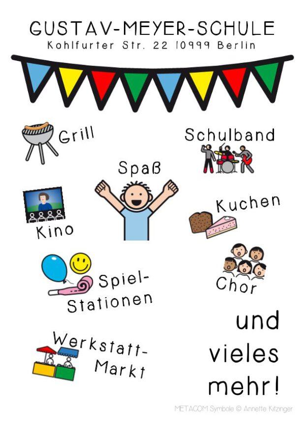 Flyer für da Schulfest